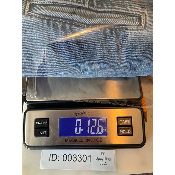 Vintage Essentials Style Womens Sz 16 Denim Jean Shorts Relaxed Fit Cotton - Picture 8 of 8